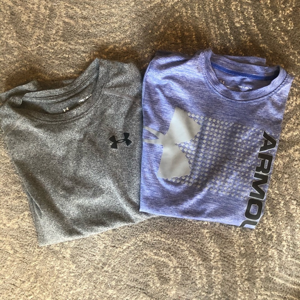 Two Under Armour Heatgear shirts